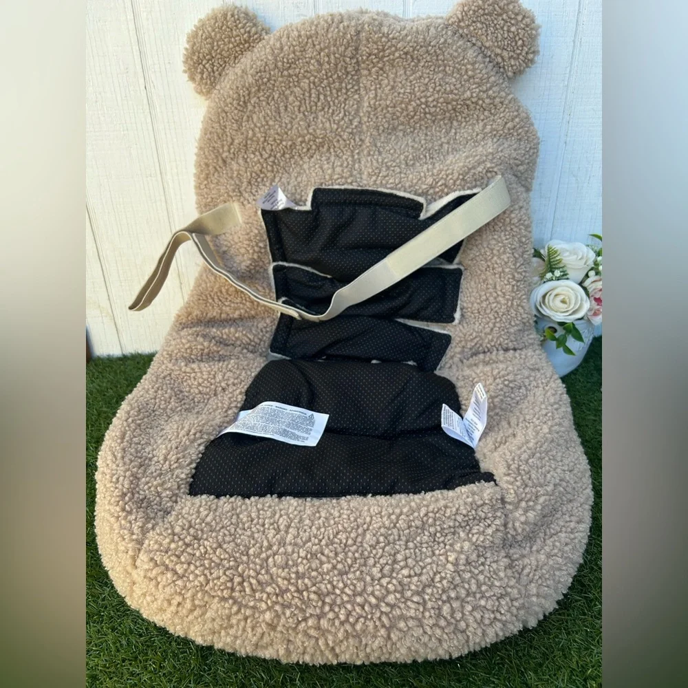 7AM Enfant BebePOD Teddy Infant Footmuff Color: Oatmeal Size: 0-9 months
